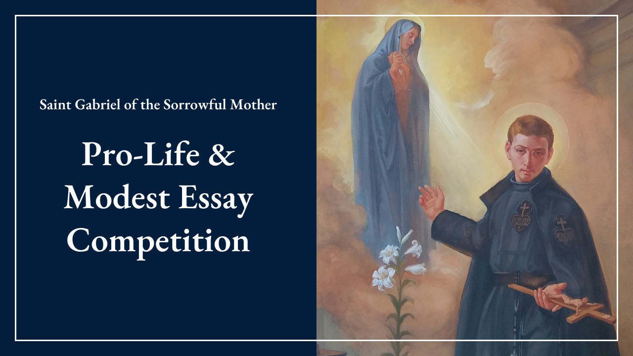 Pro-Life & Modest Essay Competition